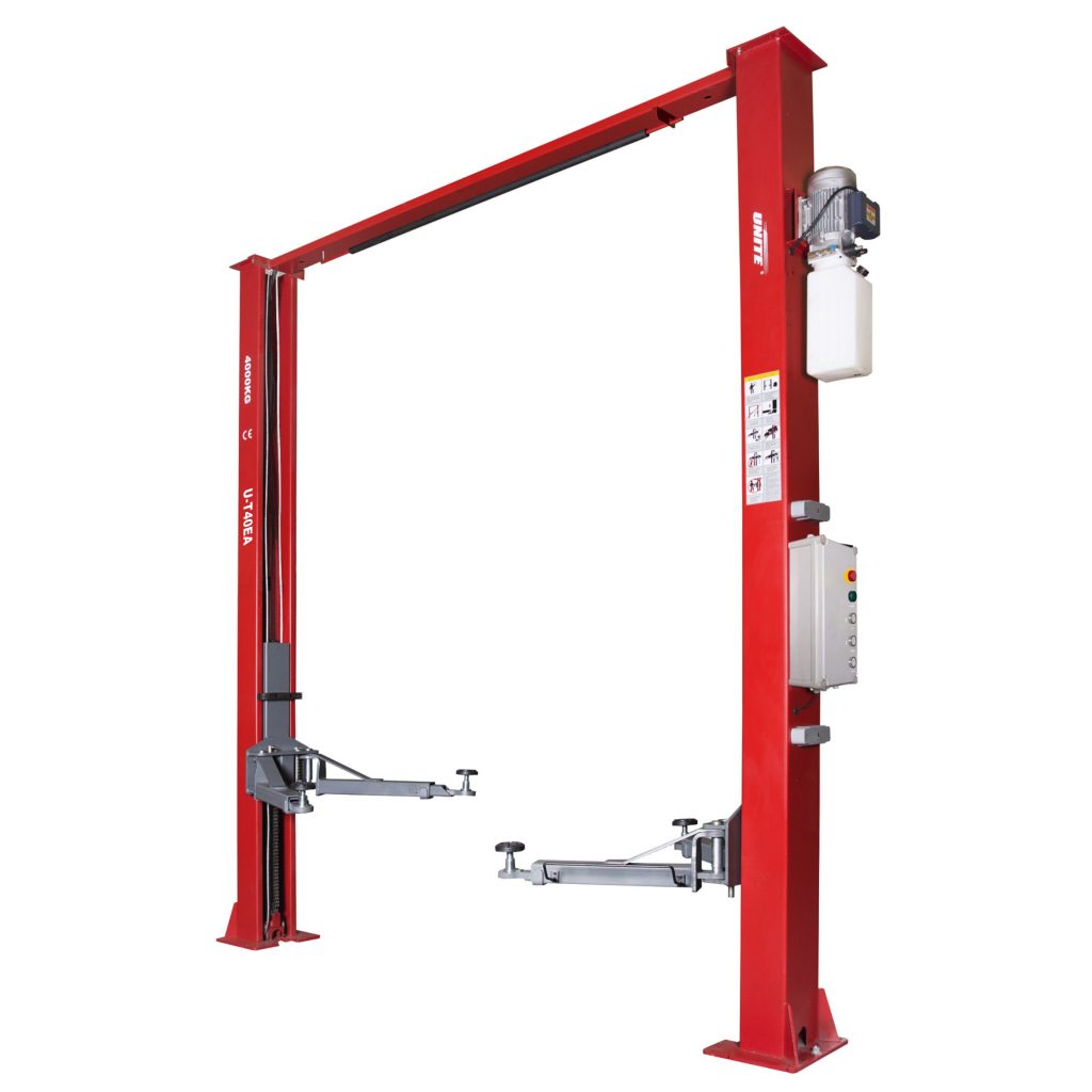 U-T40EA Arch Type Clear Floor 4t Capacity Two Post Vehicle Lift