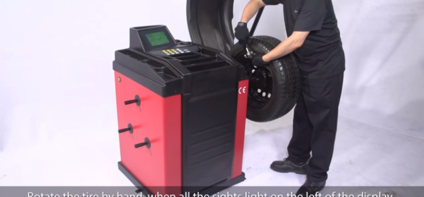 Product Videos - U573 Wheel Balancer Unite Auto Equipment Tire Balancer