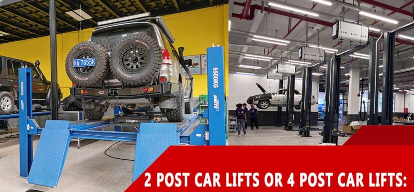 2 Post Car Lifts or 4 Post Car Lifts: Which Car Lift Will Boost Your Shop's Performance?