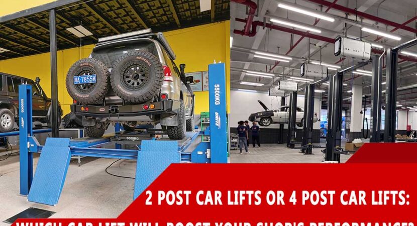 2 Post Car Lifts or 4 Post Car Lifts: Which Car Lift Will Boost Your Shop's Performance?