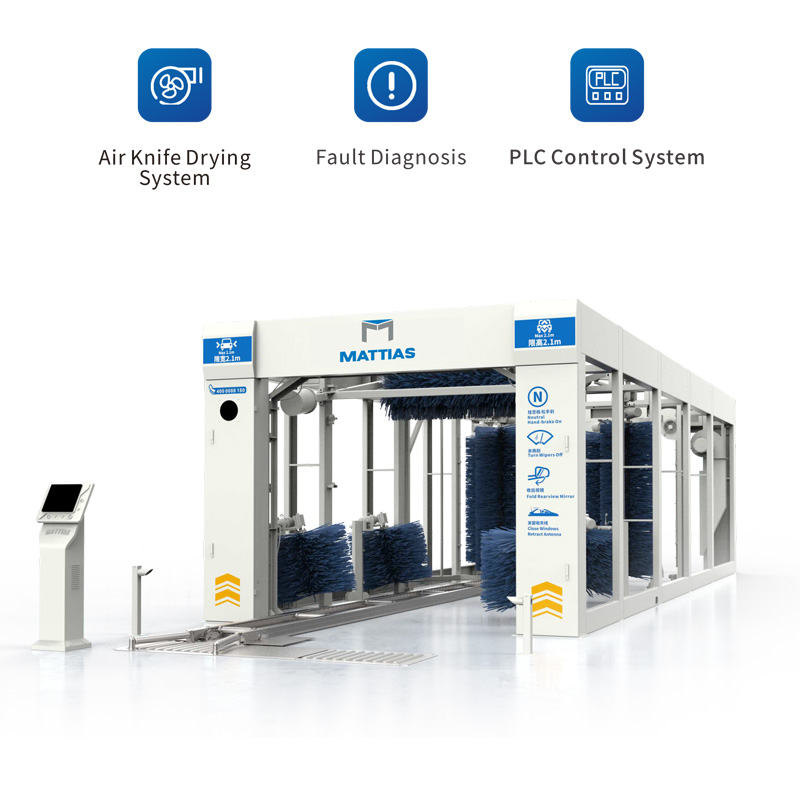 M-SD0700D Conveyor Car Wash Equipment 2 M-SD0700D Conveyor Car Wash Equipment - Image 2