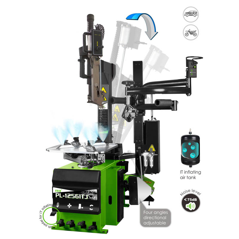 PL-1256ITJ Fully-Automatic Tilt Back Tower Tire Changer 1 PL-1256ITJ Fully-Automatic Tilt Back Tower Tire Changer