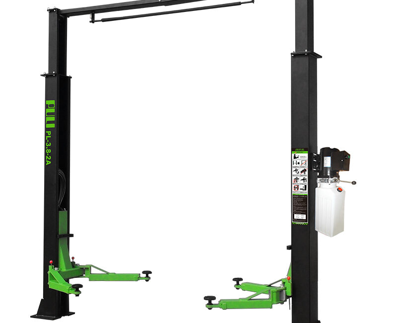PL-3.8-2A 2 Post Lift Arch Type Clear Floor Two Post Vehicle Lift