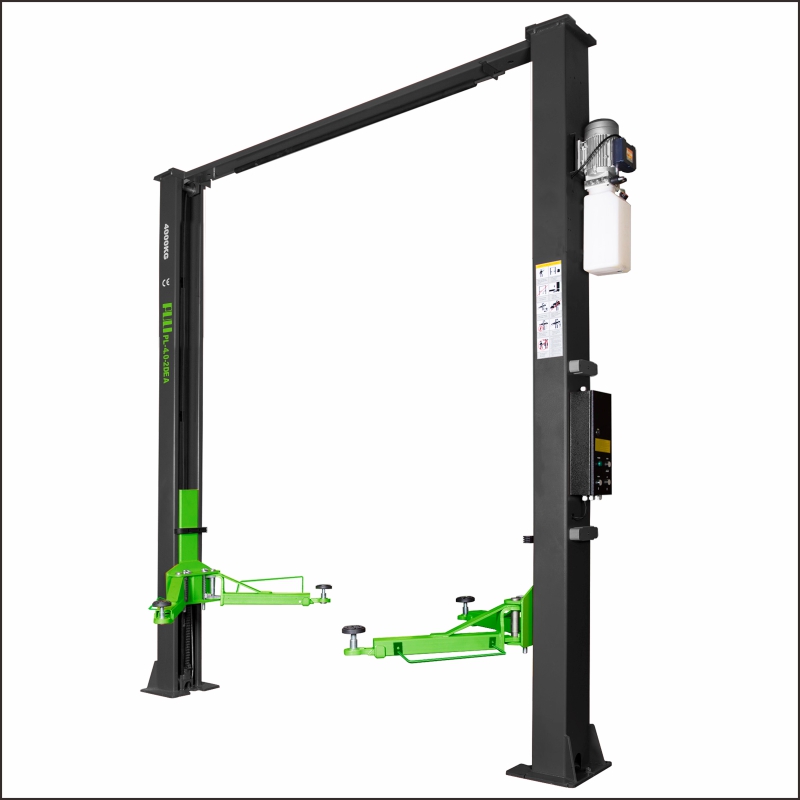 PL-4.0-EF 2 Post Lift True Assymmetric Clear Floor Two Post Vehicle Lift 1 PL-4.0-EF 2 Post Lift True Assymmetric Clear Floor Two Post Vehicle Lift