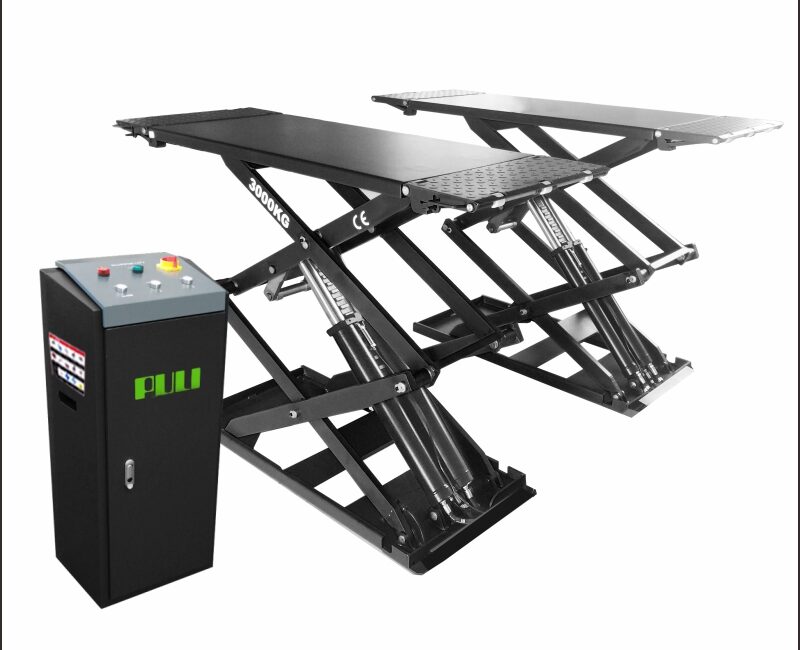 3.0 T Capacity Scissor Lift PL-B30Y Ultra-Thin Wheel Free Scissor Lift