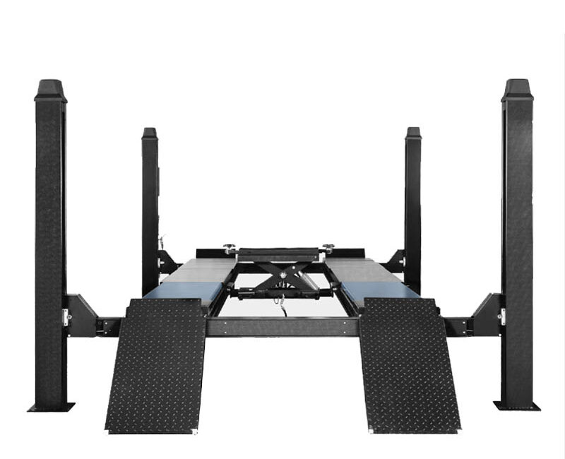 PL-FS65 4 Post Lift Includes Rolling Jack 6.5 T Capacity Four Post Vehicle Lift For Wheel Alignment