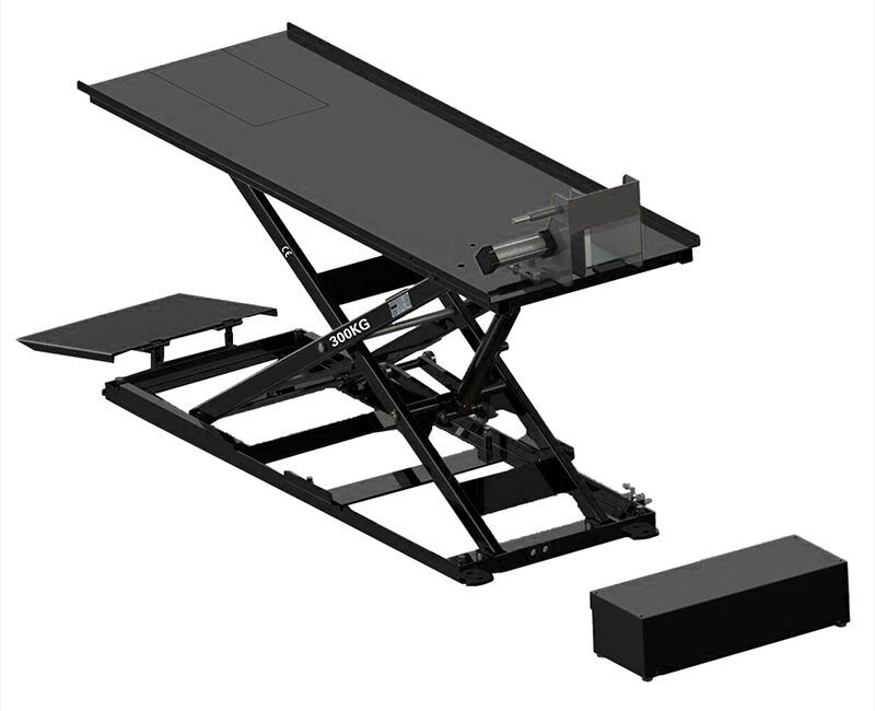 0.3 T Capacity Motorcycle Lift Platform PL-M10 Motorcycle Lift Table