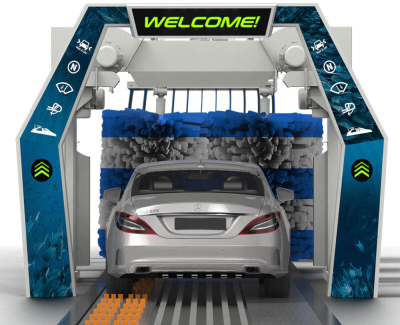 SD1800Q-40 40m Conveyor Car Wash Equipment