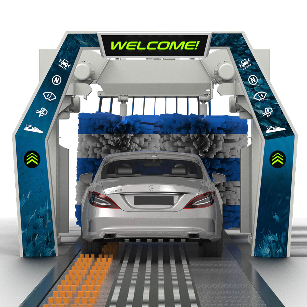 SD1800Q-40 40m Conveyor Car Wash Equipment 1 SD1800Q-40 40m Conveyor Car Wash Equipment